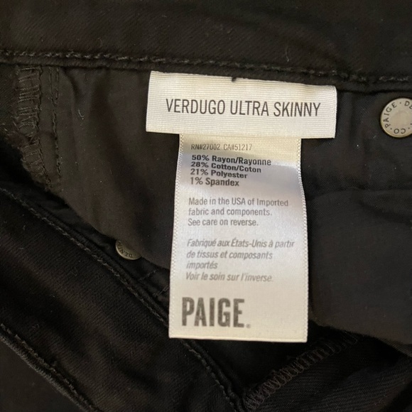 Paige denim Verdugo Jeans Ultra Skinny Stretch Ankle Jeans ASO Meghan Markal - Picture 9 of 10